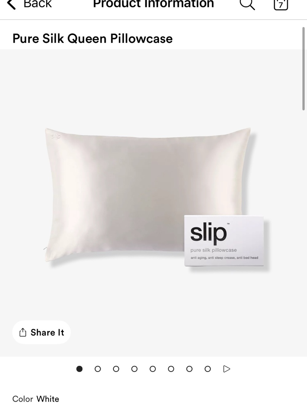 Slip Silk Pillowcase